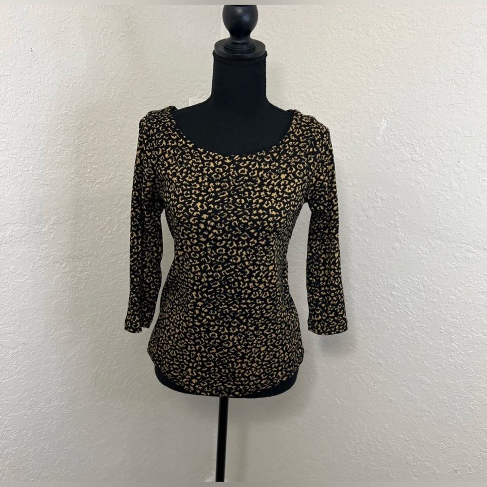 Rafaella Women's  round neck Top   - Size Medium Black